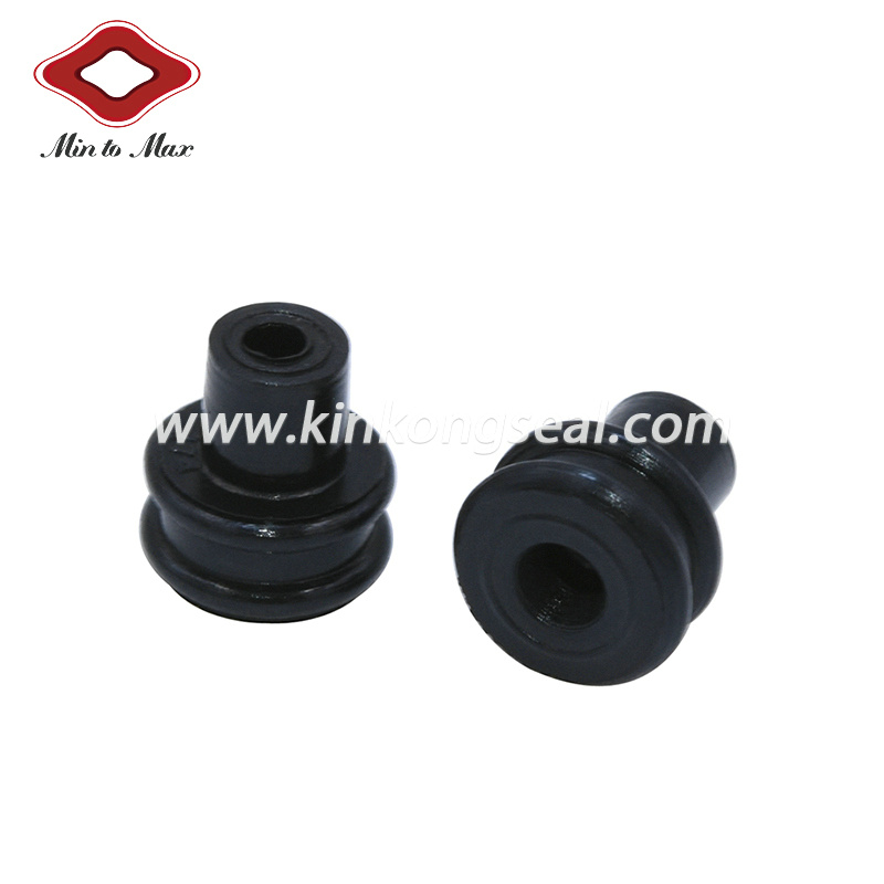  Automotive Rubber Connector Wire Harness Seal Black