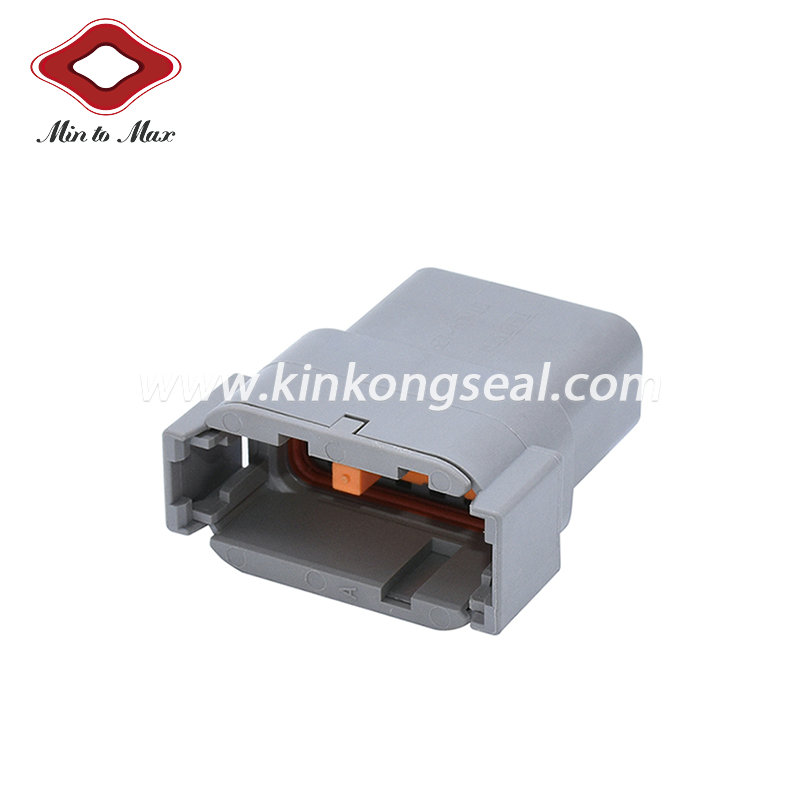 DTM12P-BT-BK  DTM Series  12 Cavity Receptacle Boot