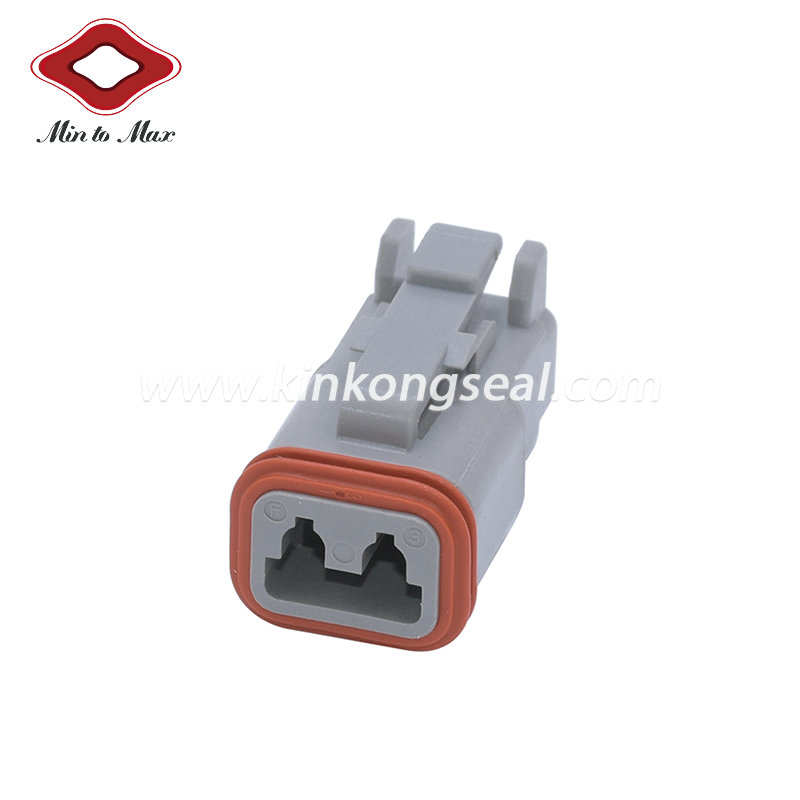 Automotive Connectors DT Boot 2P Plug Yellow