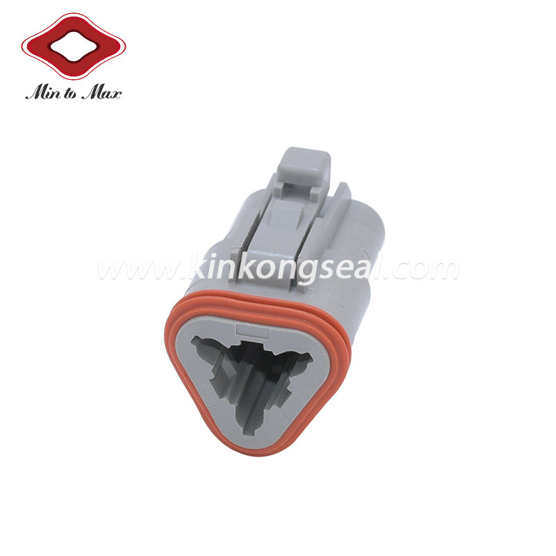 DT3S-BT - Deutsch DT 3 Way Gray Boot For Plug Connectors