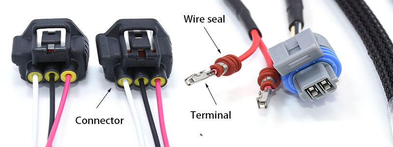 AMP Superseal 1.5 Series Connectors Wire Seal 281934-2 Fits Ducati Cooling Fan And ATV 282080-1