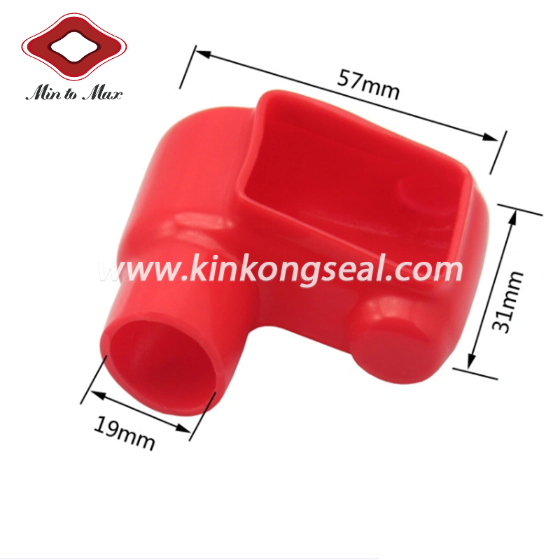 Soft Vinyl Boots for Right Angle Type Battery Terminal