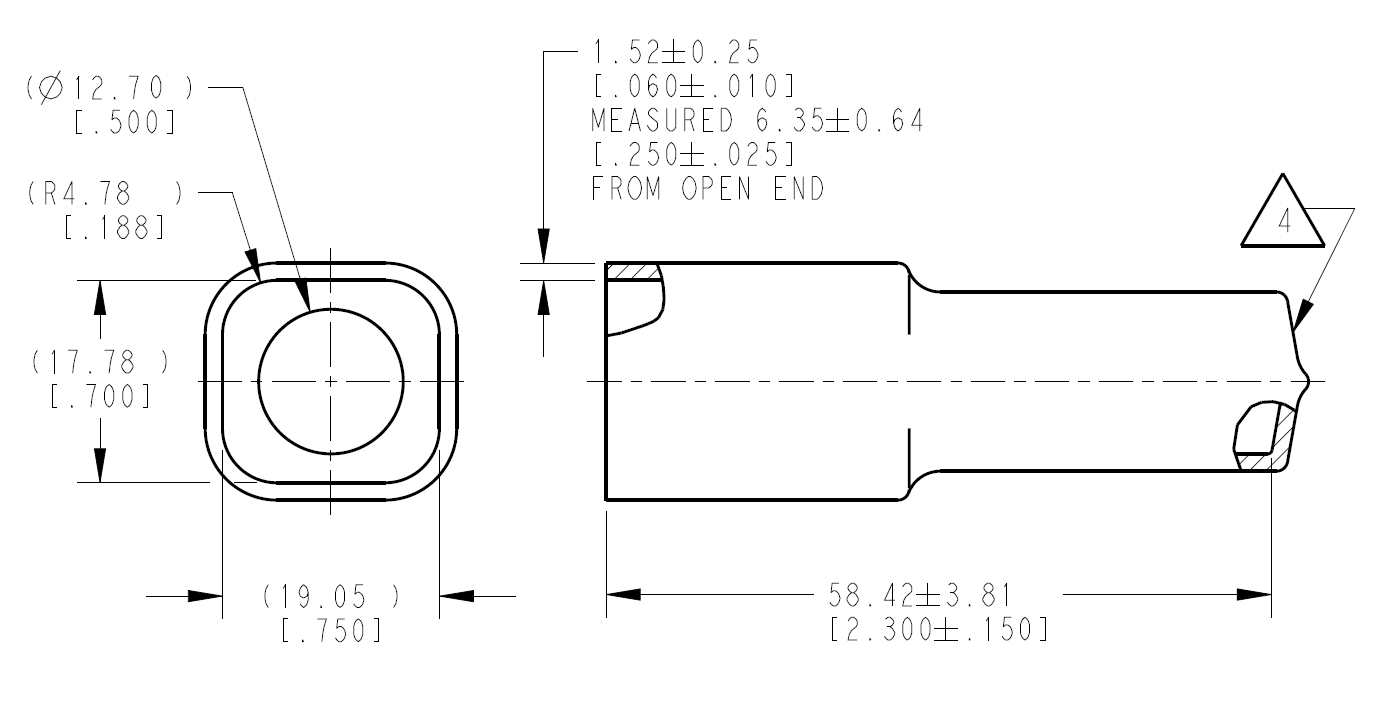 DT6P-BT - Deutsch DT 6 Way Gray Boot For Receptacle Connectors