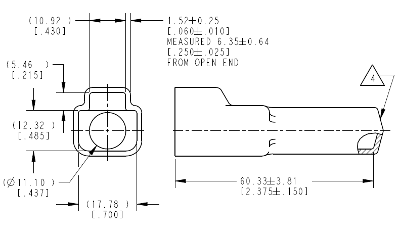 DT4S-BT - Deutsch DT 4 Way Gray Boot For Plug Connectors