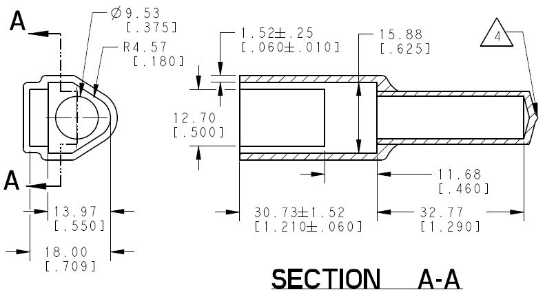 DT3P-BT - Deutsch DT 3 Way Gray Boot For Receptacle Connectors