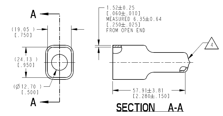 DT8P-BT Deutsch DT Series PVC Gray Boot