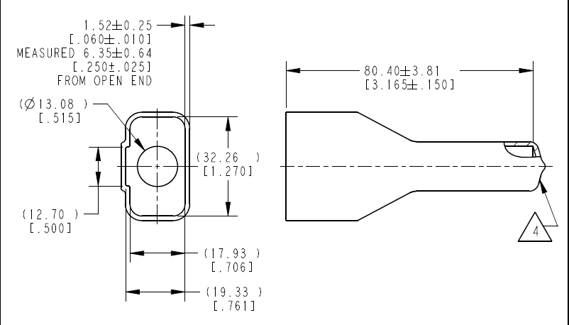 DT12P-BT  Deutsch DT 12 Way Gray Boot For Receptacle Connectors