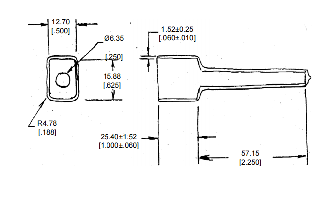 DTM2P-BT TE Strain Relief Sleeve 180° For Deutsch DTM04-2P