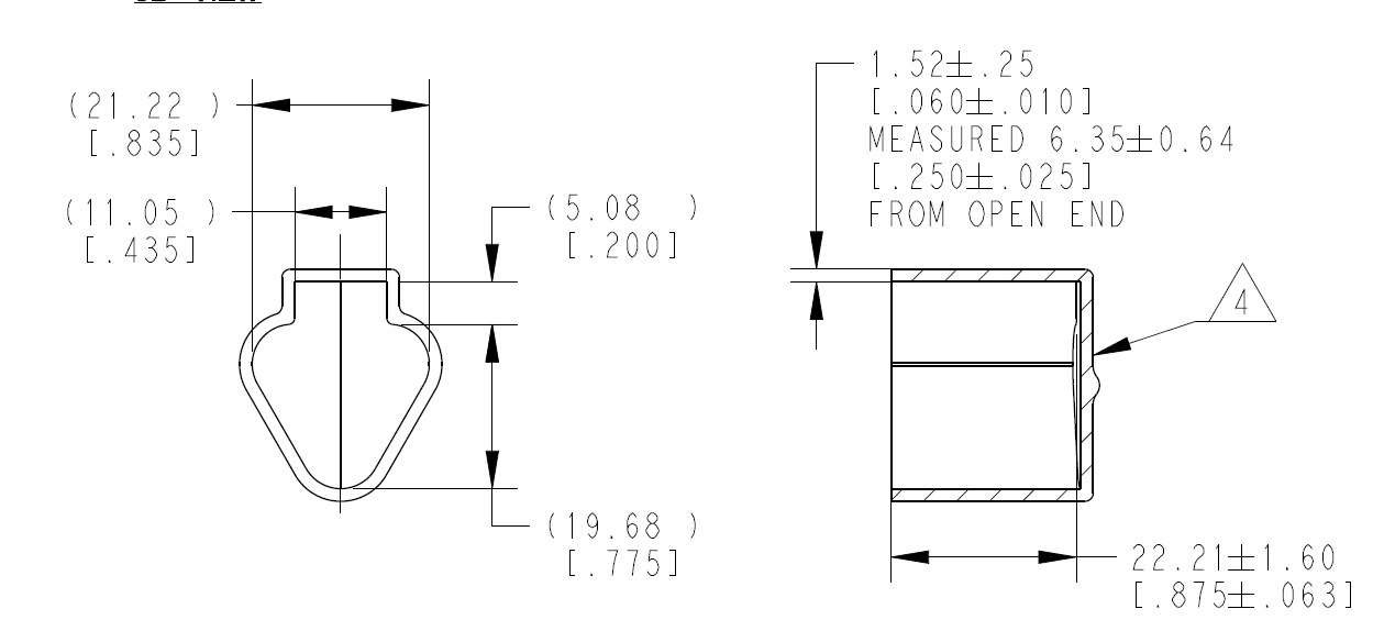 DT3P-DC TE Deutsch Automotive Connector DT Series Plastisol Dust Cap Used On DT04-3P