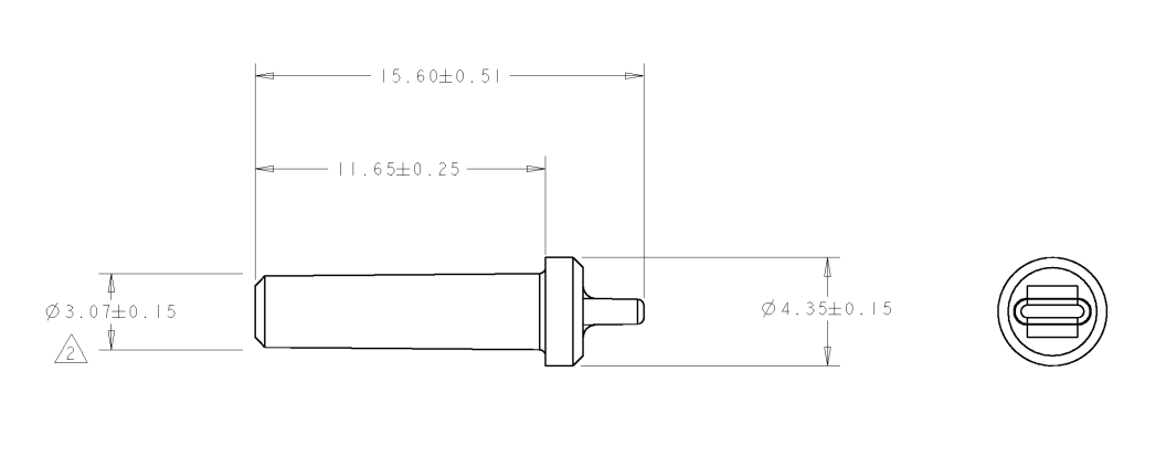 776363-1 Yellow Cavity Blanking Plug for AMPSEAL 16