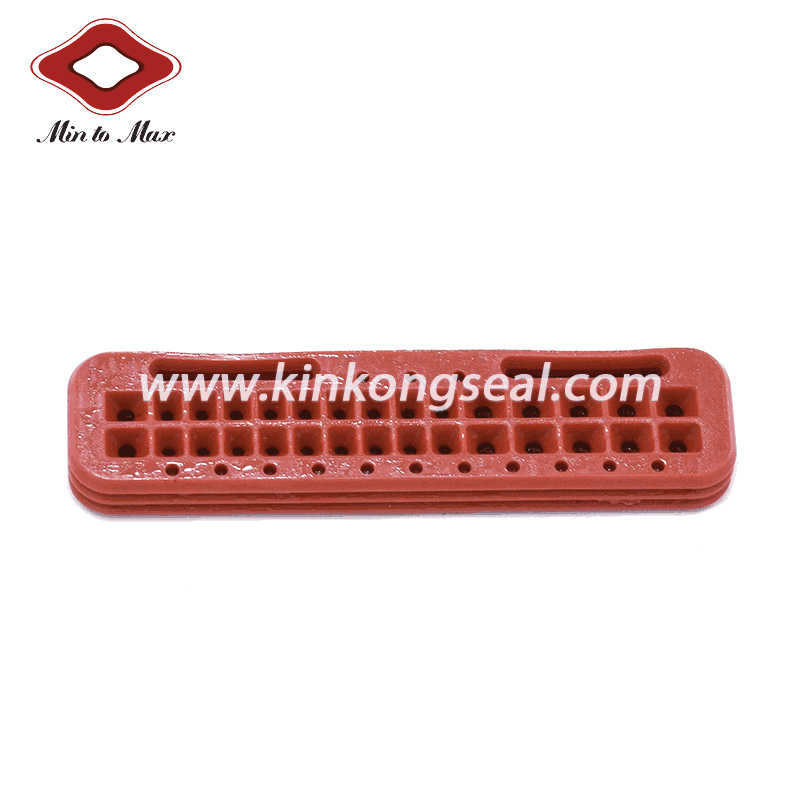 Silicone Red 30 Way Connector Grommets