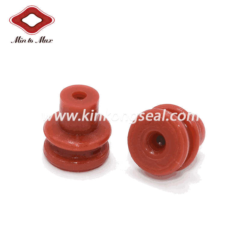 7165-0076-5-7-A 4 Way High Quality Brown Silicone Wire Harness Seals