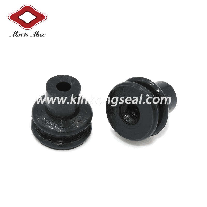 Min To Max Manufacturer 680604 Black Rubber Silicone Seals Used in Automotive Wire Assembly 