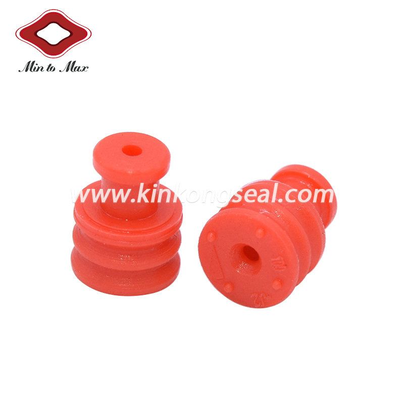 Red Silicone Yazaki Car Conenctor Sealing Plugs 7158-3030-50 