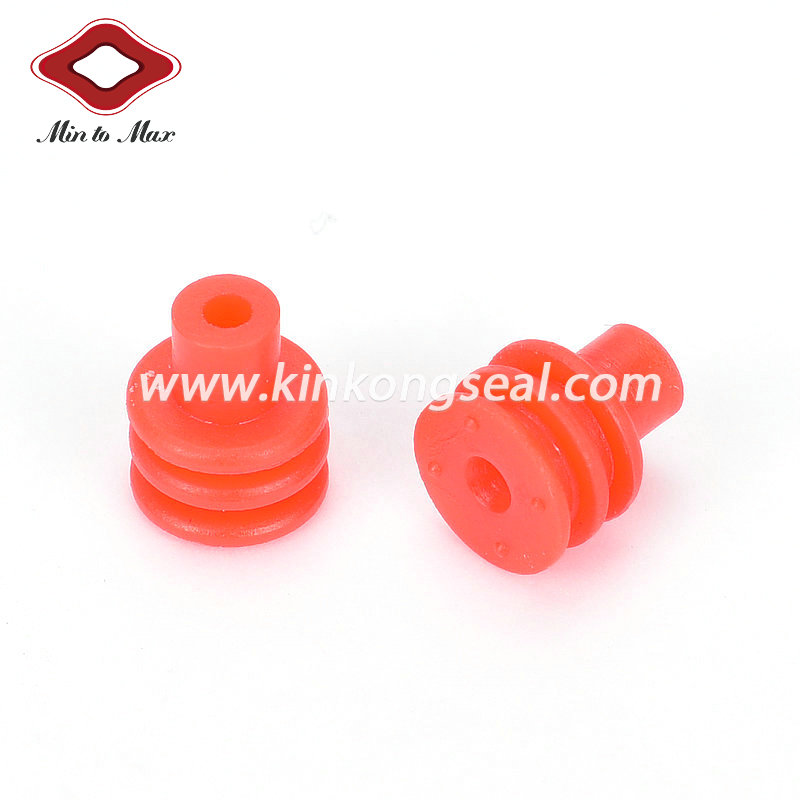 Silicone Rubber Single Wire Seal For Wiring Assembly , Accept Customization