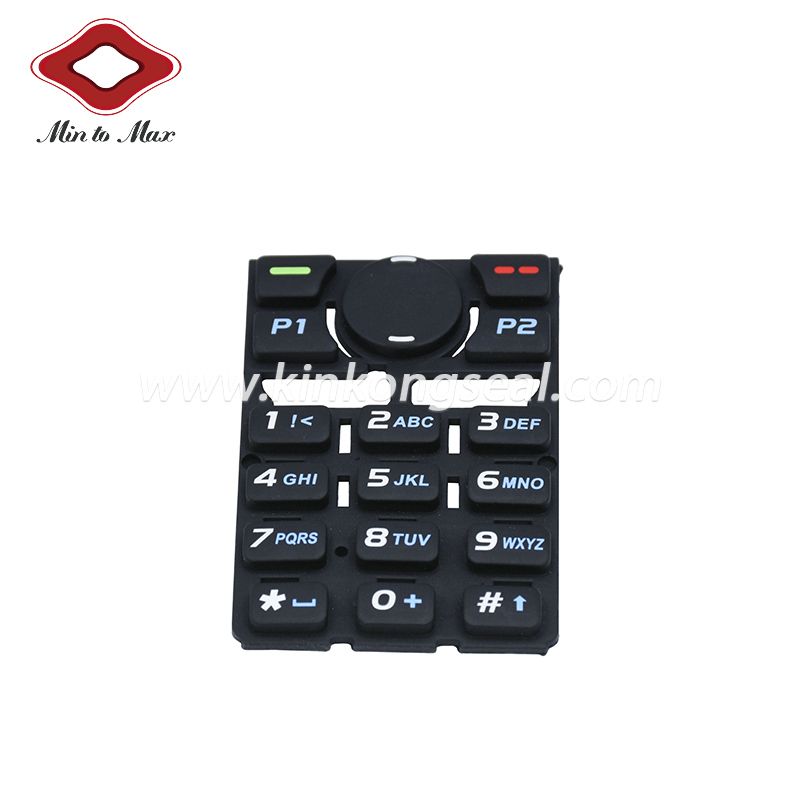 Custom Design Push Buttons Silicone Rubber Big Keyboard Mobile Phone 