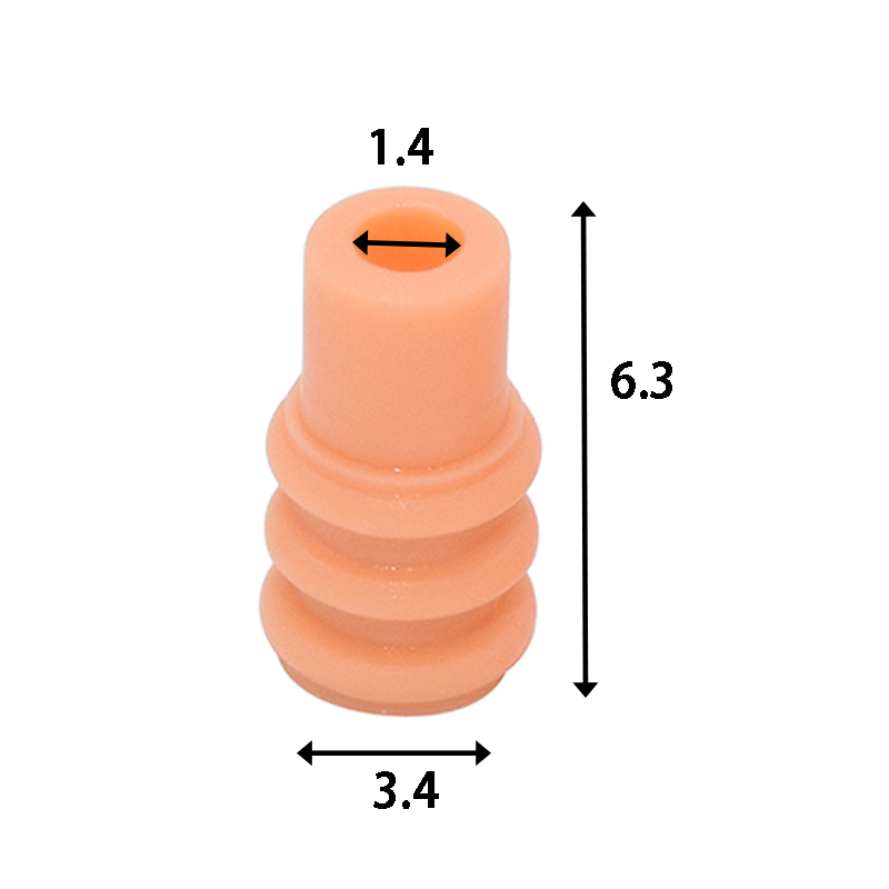 RS040-01000 Silicone Rubber Sealing Plug For Kum Automotive Car Connector