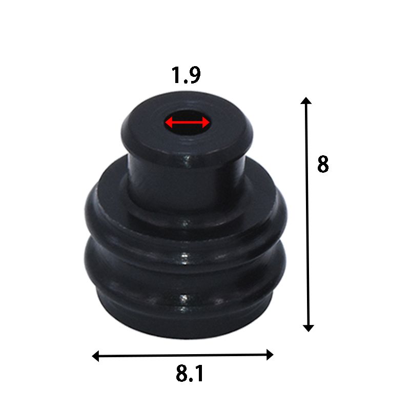 Customized KET 187II WP Series Connector Housing Single Wire Seal MG681371