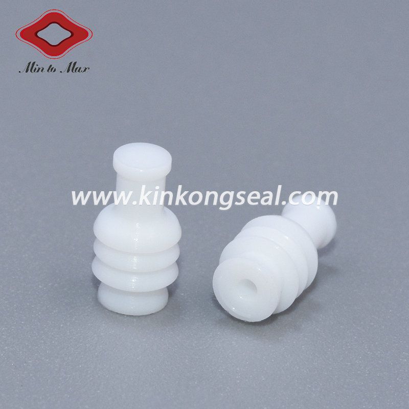 Tyco Amp MQS White Customized Silicone Cavity Blanking Plug 963143-1