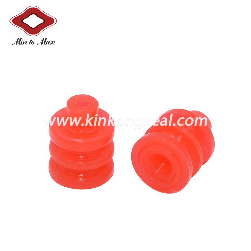 Oil Silicone Rubber Connector Terminal Seal Red