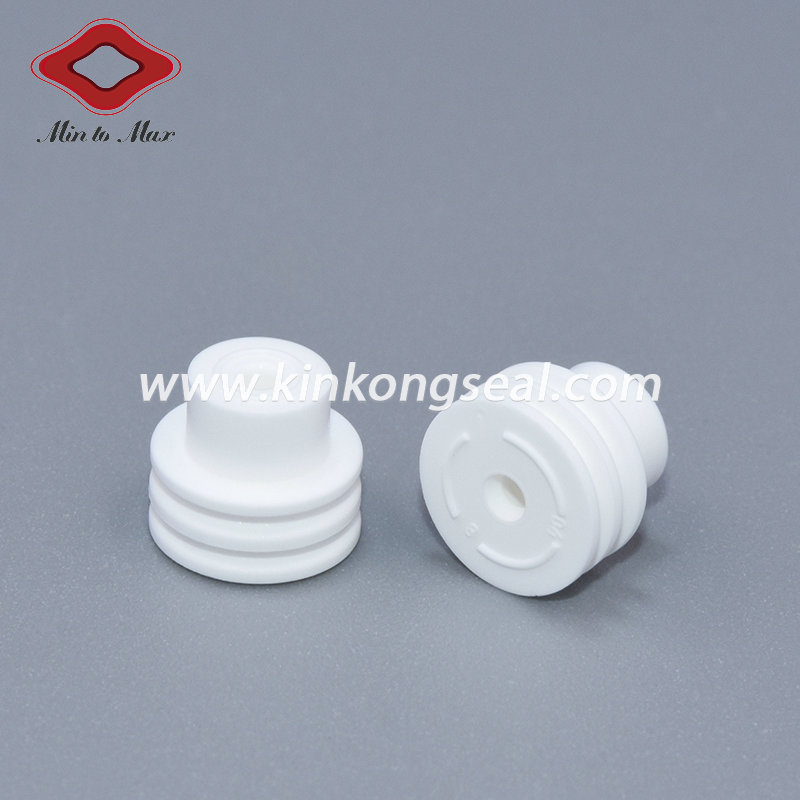 White Tyco Amp MOS Connector Crimper Seal 2.0-2.7mm Insulation