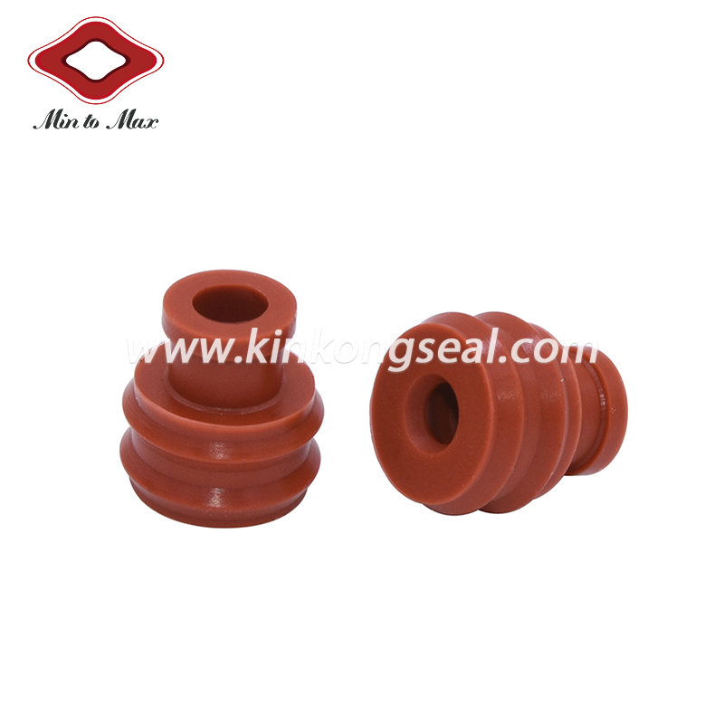 Brick Red Silicone Rubber Cable Seal loose