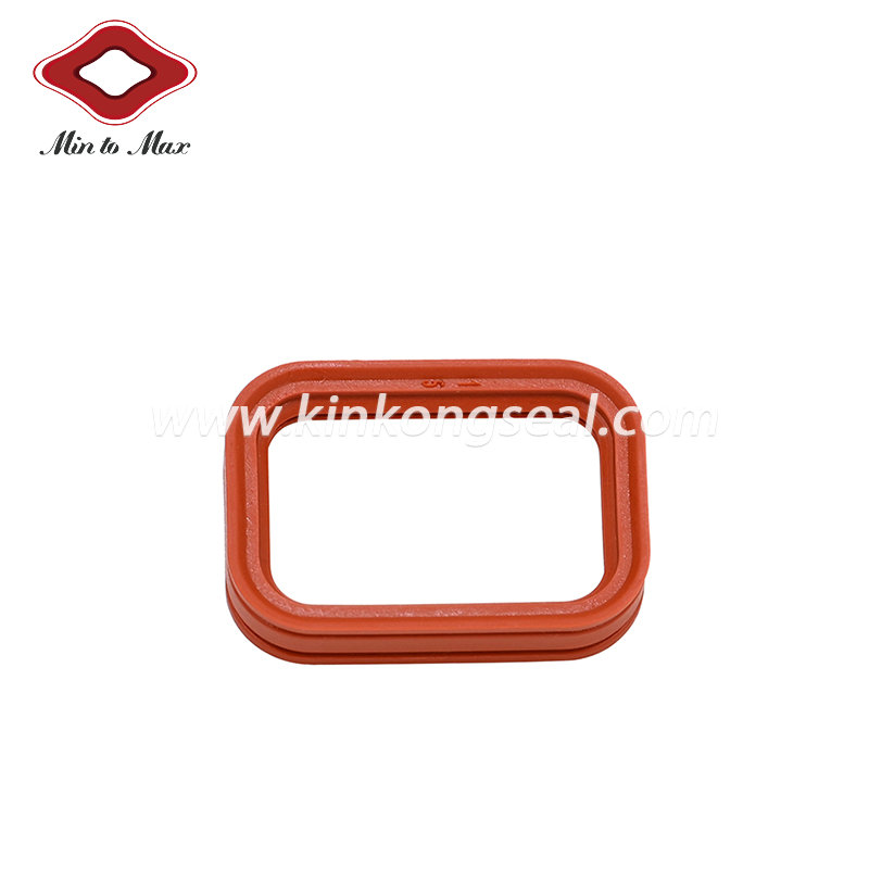 The Brick Red Connector Seal Ring For 8 Pin Male DTM Waterproof Auto Connector DTM04-08PA