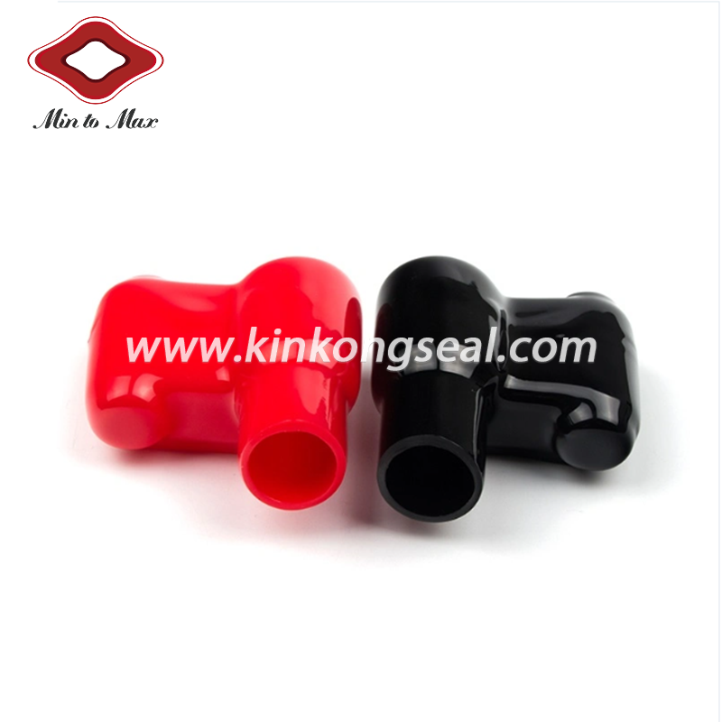 Soft Vinyl Boots for Right Angle Type Battery Terminal