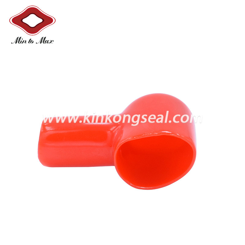 Car Battery Terminal Red Rubber End Cap