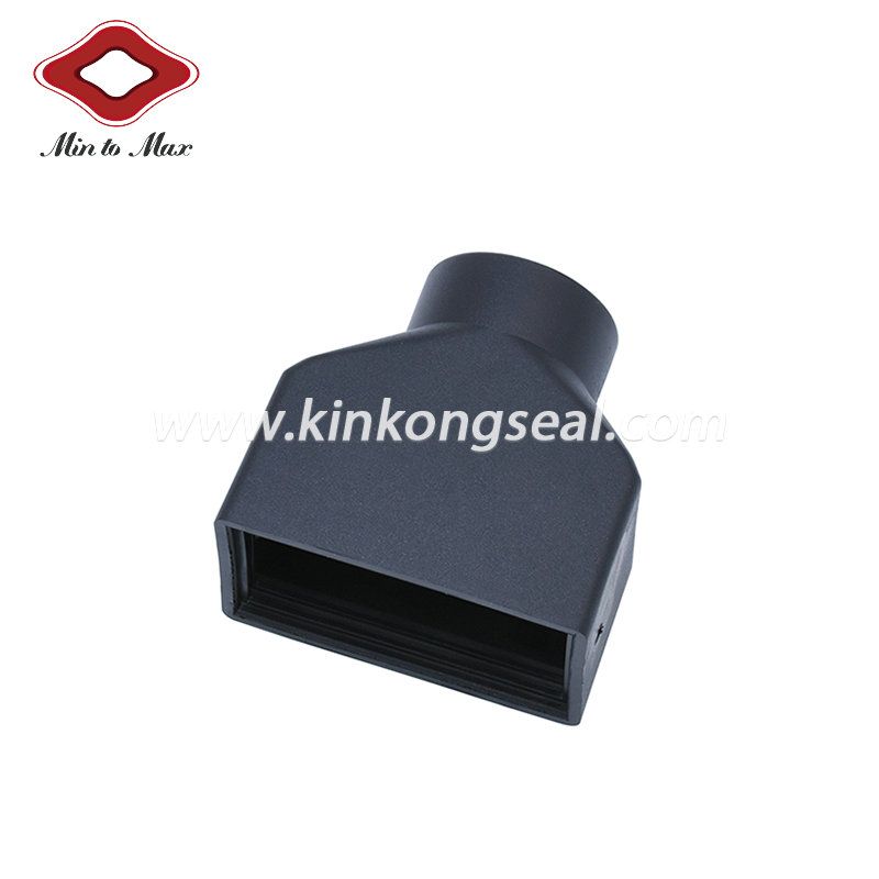 24 Pin Automotive Connector Protector Black Rubber Shell