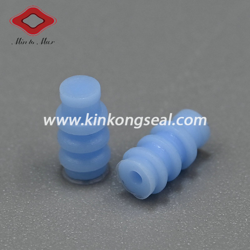 EU020-00060A-Blue Silicone Single Wire Seal 