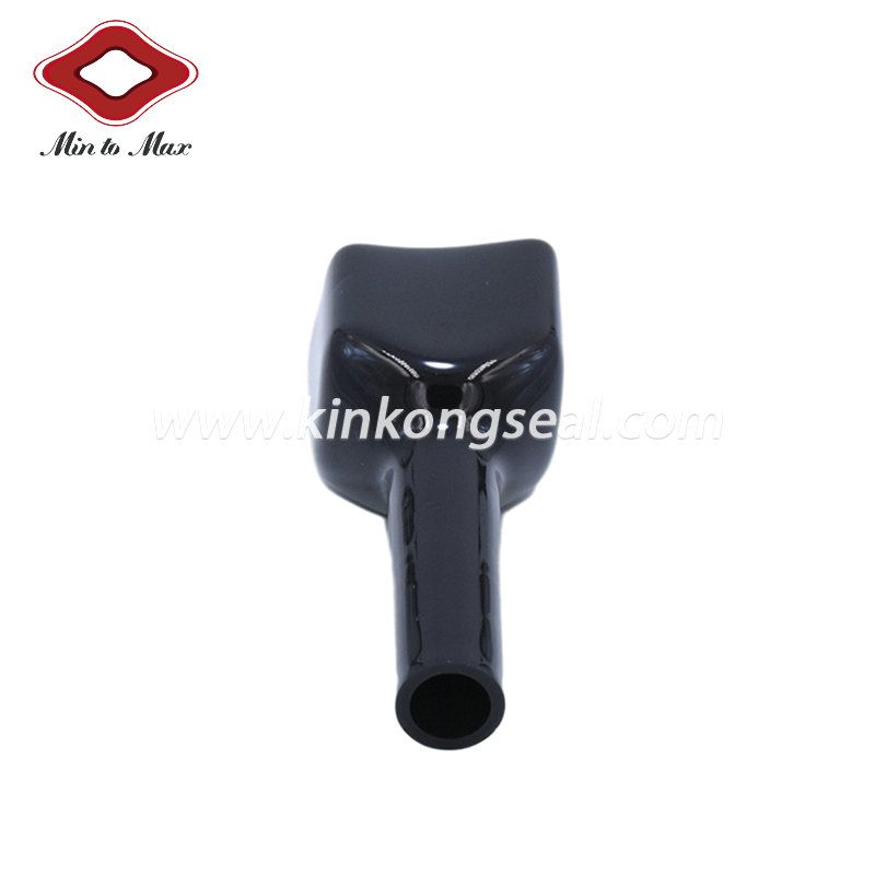 18*13.5-6mm Black Dustproof Vinyl Connector Cover